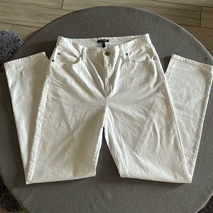 Eileen Fisher White Jeans